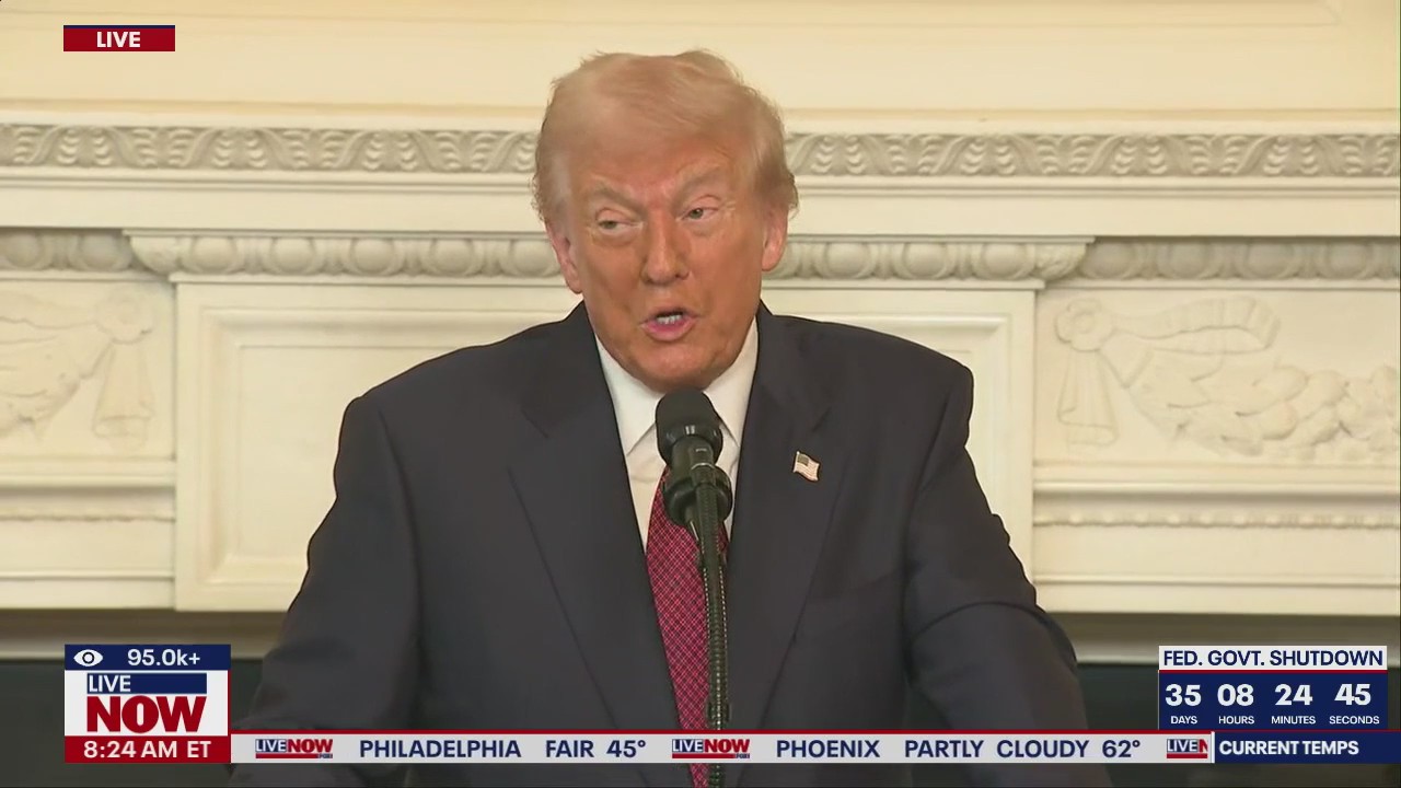 Trump blames shutdown for overwhelming Democratic election win