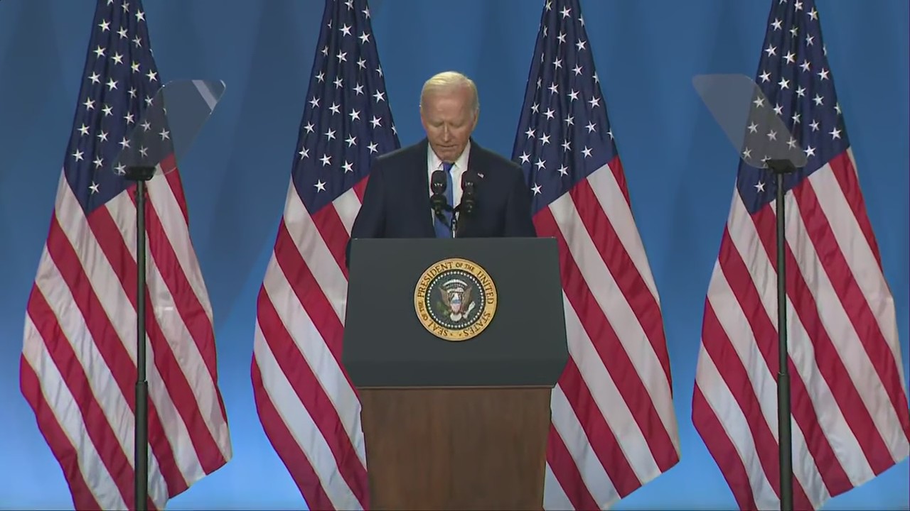 Biden discusses close of NATO summit