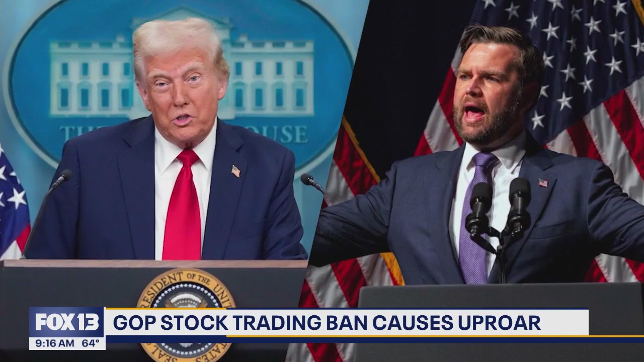 US GOP stock trading ban causes uproar