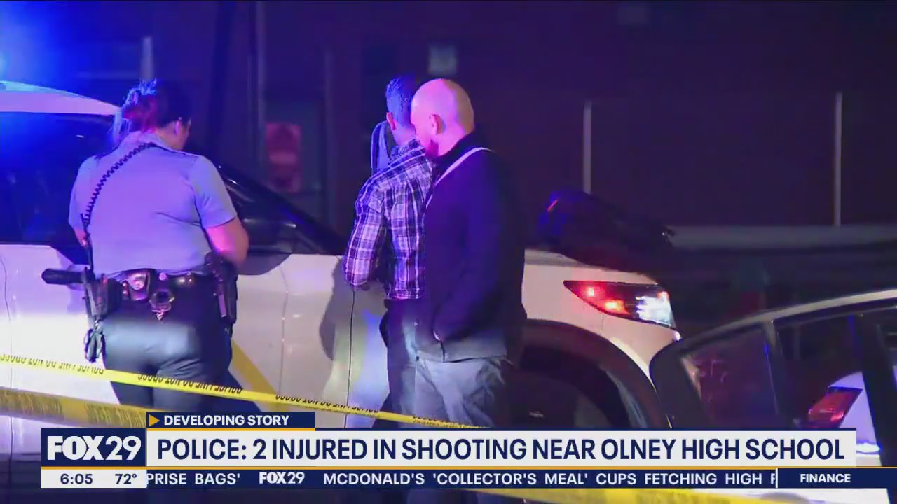 2 people injured in shooting near Olney High School