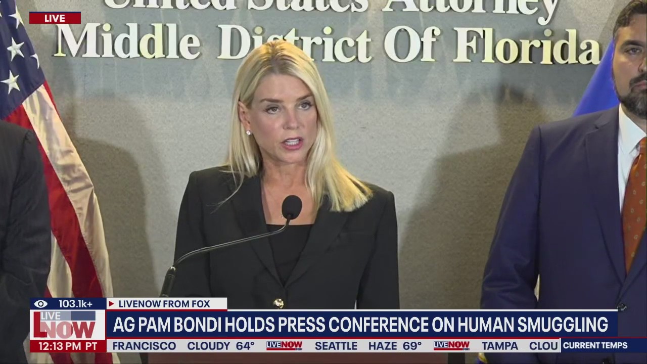 AG Pam Bondi: ‘Cost of human smuggling is huge’