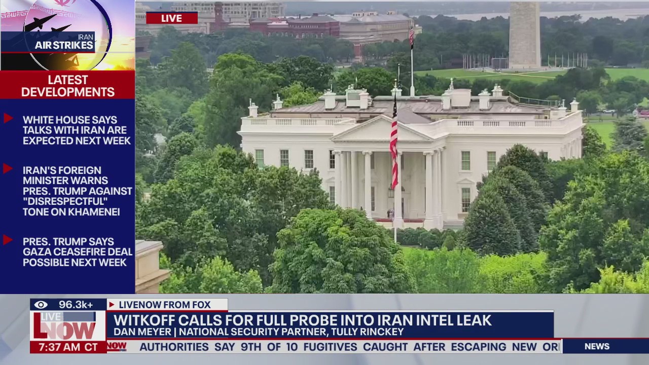 Witkoff calls for full Iran leak probe