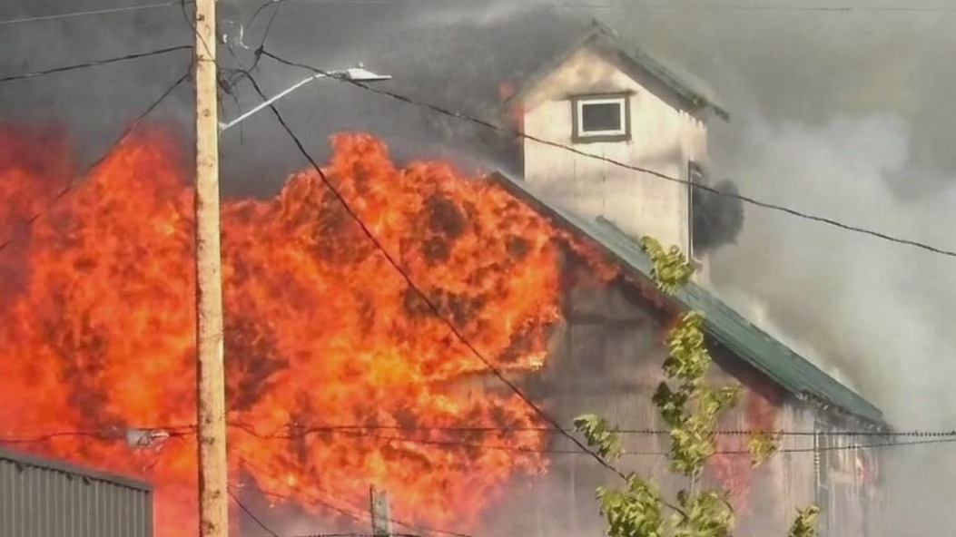 Rice Lake fire destroys four businesses