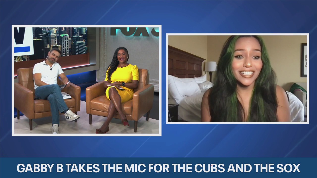 Pop star Gabby B on singing the anthem for the Chicago Cubs and White Sox | ChicagoNOW