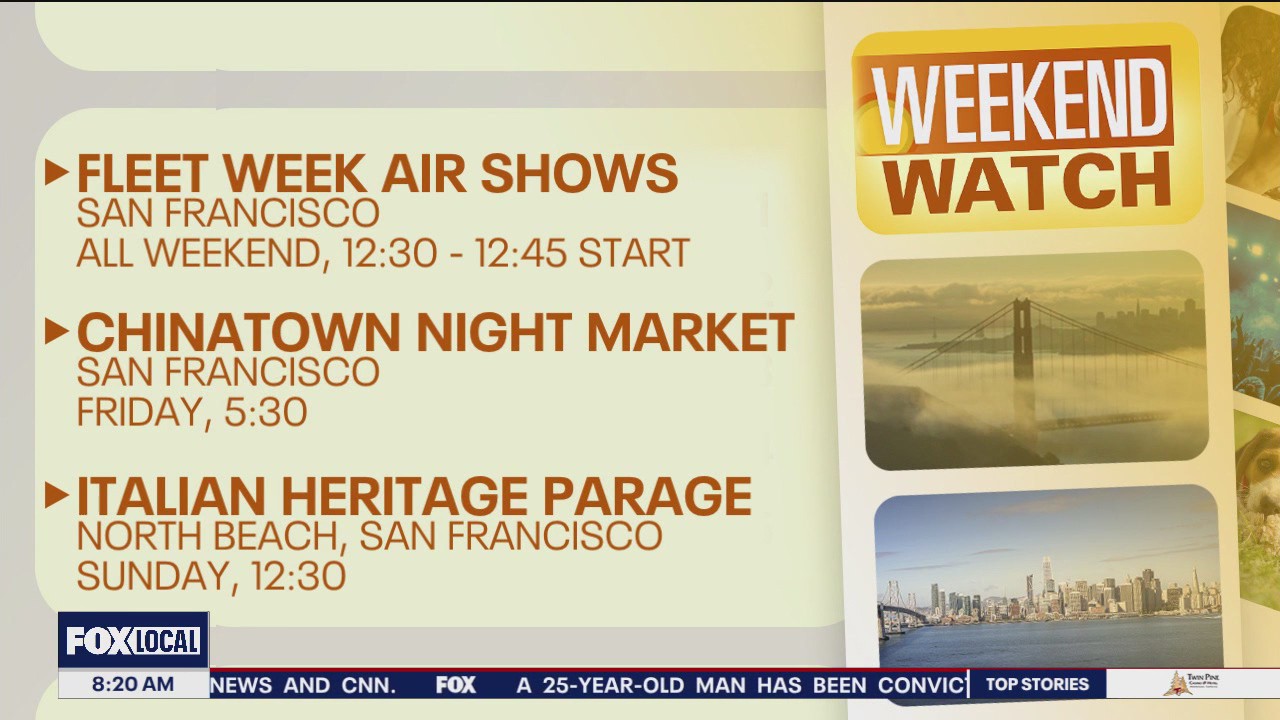 Weekend Watch: Oct. 11-13