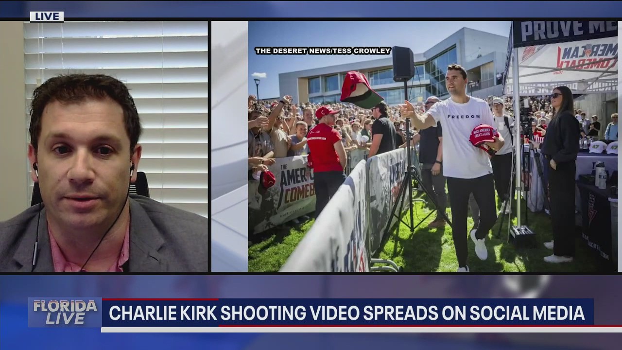 Charlie Kirk Shooting video spreads on social media
