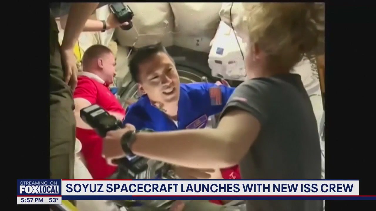 Latest American to arrive on ISS