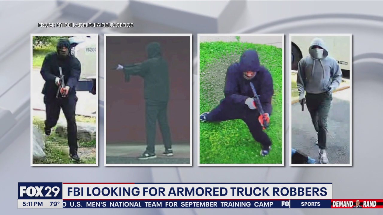 FBI looking for armored truck robbers