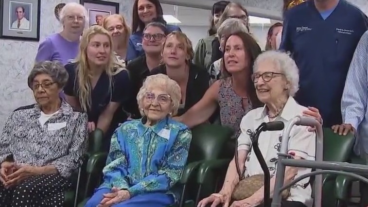 Six women age 100 and older celebrate birthdays at Indiana clinic
