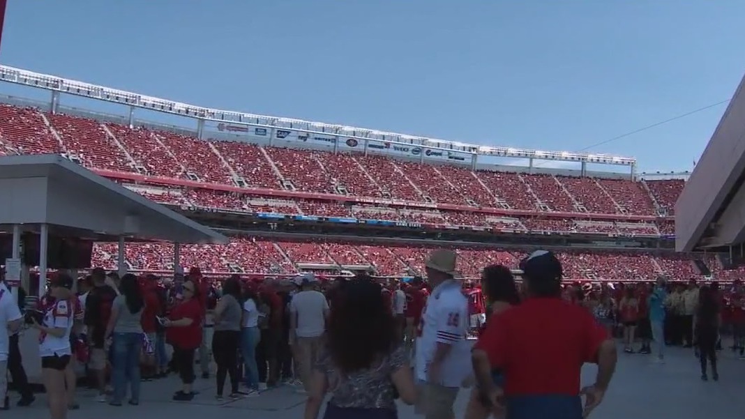 Levi's Stadium could reach it's hottest temperature during Sunday's game