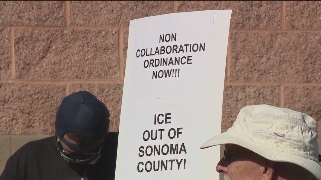 Anti-ICE protesters rally outside Sonoma County Jail to voice immigrants' fear