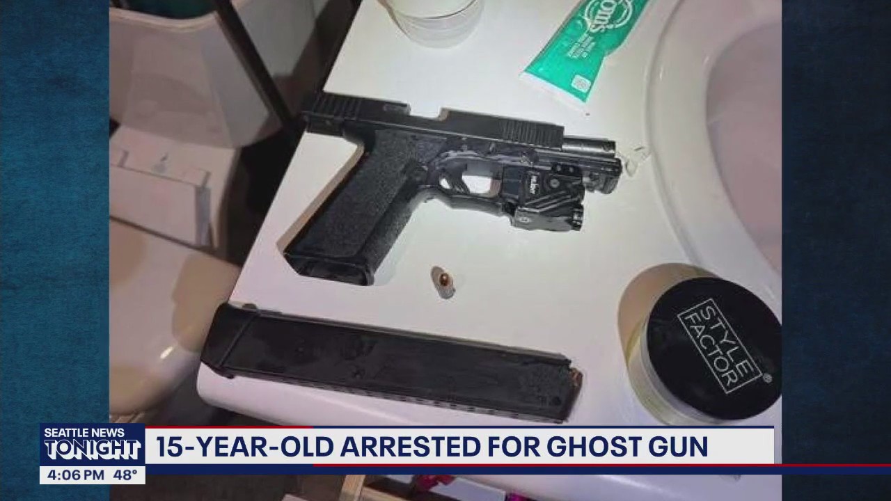 15-year-old arrested in Renton, WA with Ghost Gun