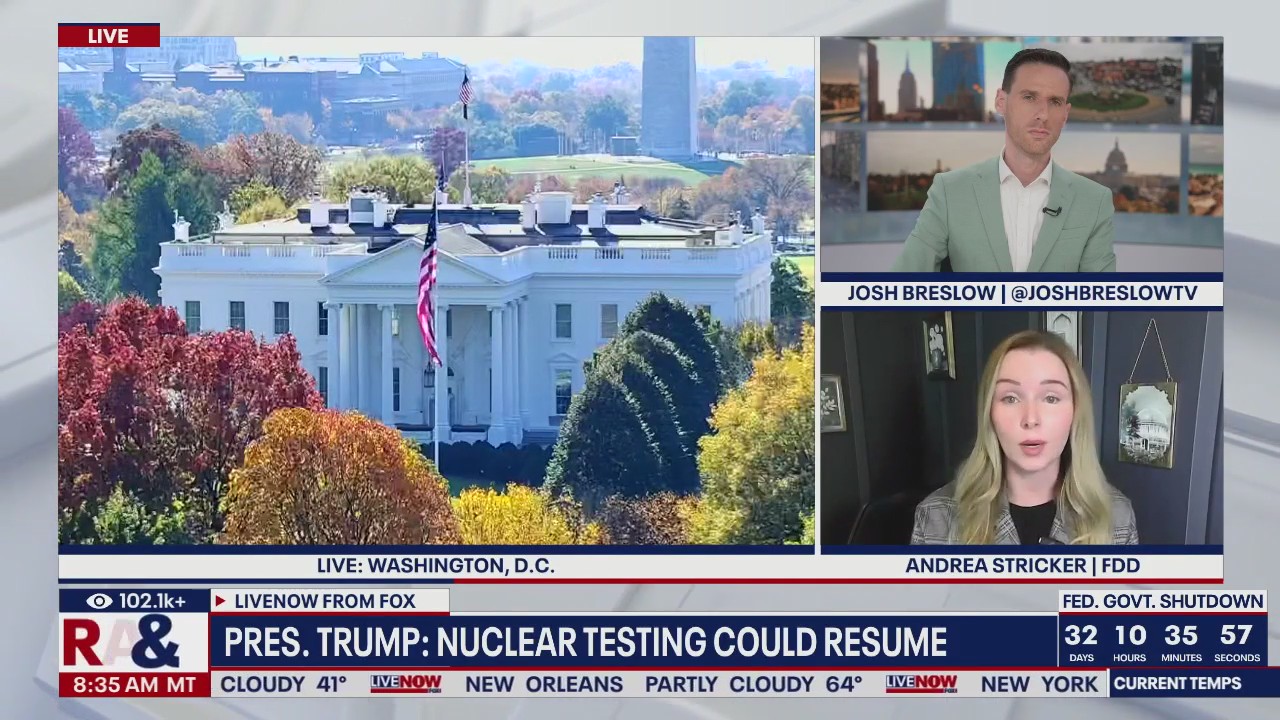 Trump: Nuclear testing could resume