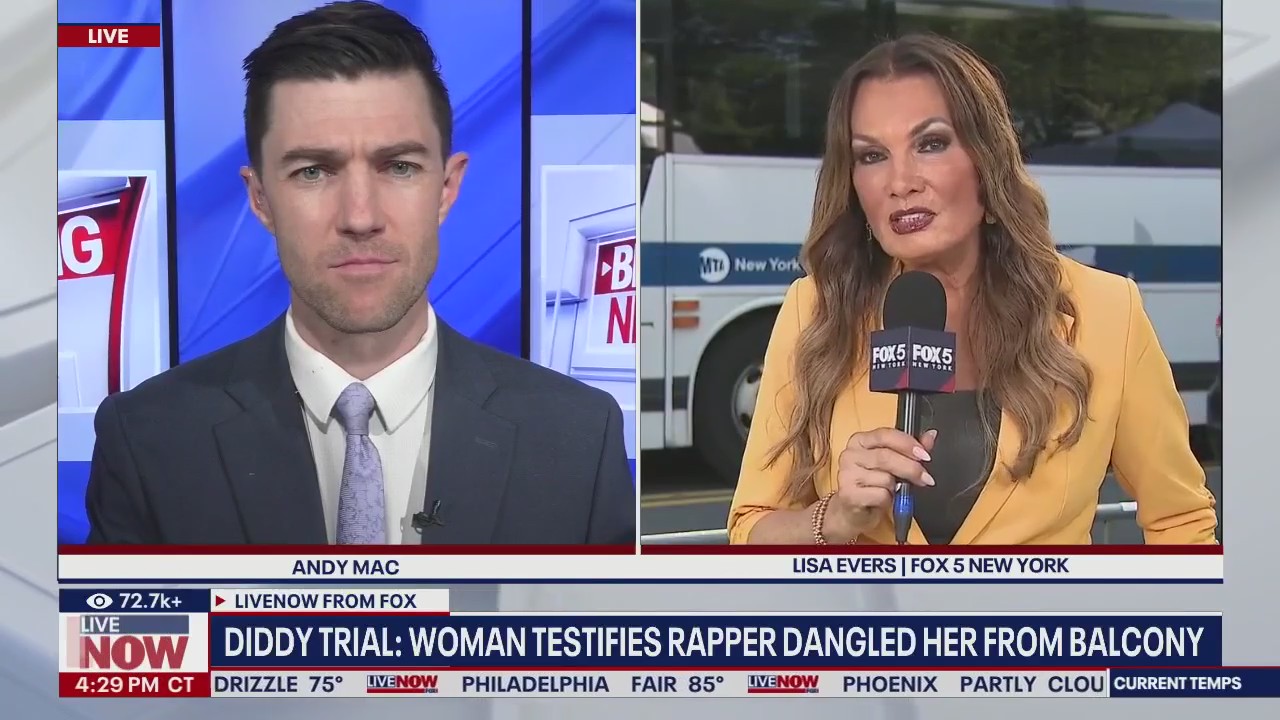 Woman testifies Diddy dangled her from balcony