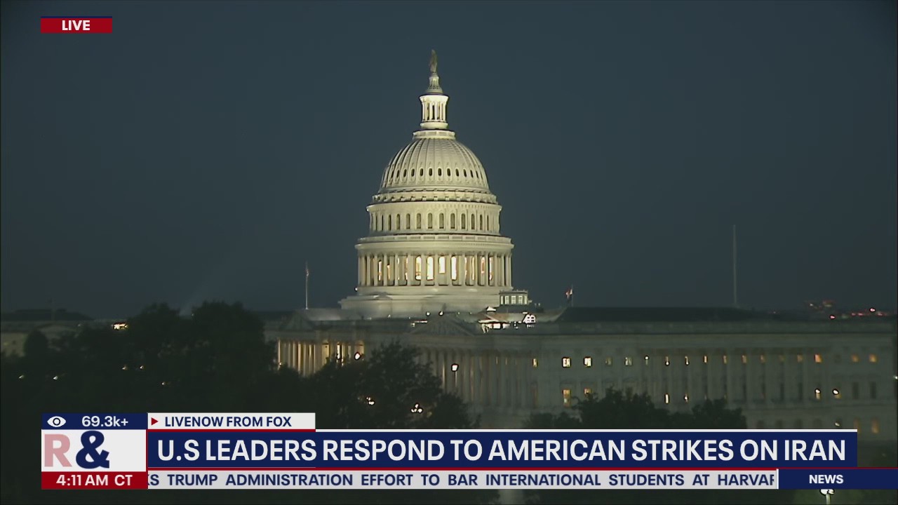 U.S. leaders respond to American strikes on Iran