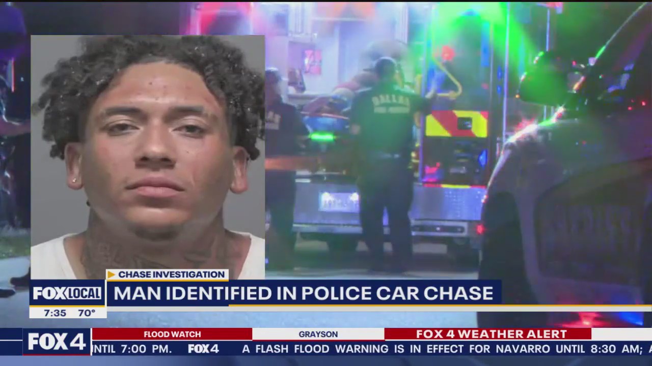 Grand Prairie police chase crash suspect identified