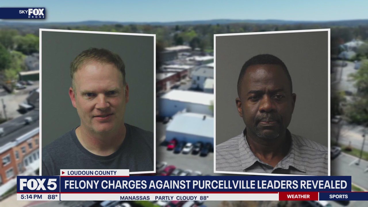 Purcellville vice mayor, town manager face felony charges