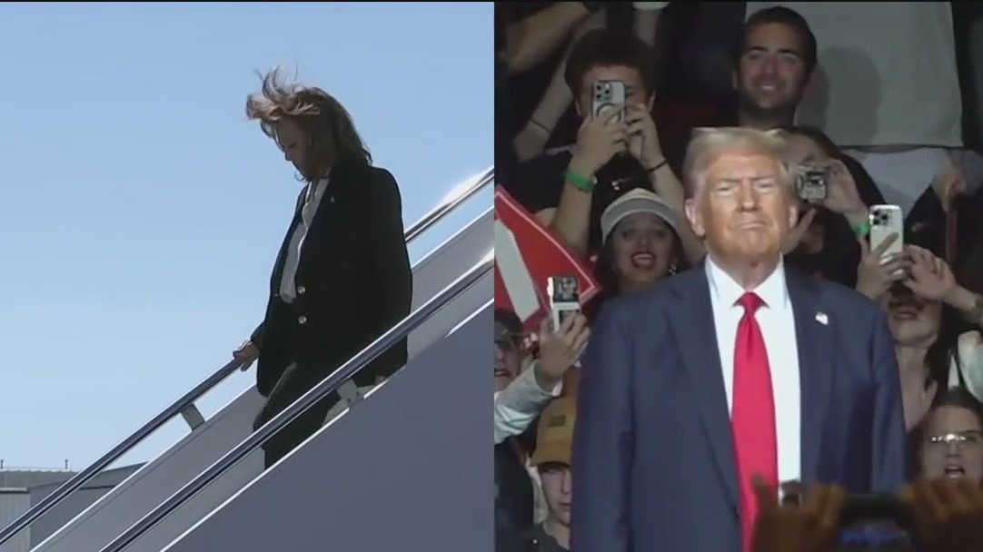 Harris, Trump gearing up at campaigns weeks away from election