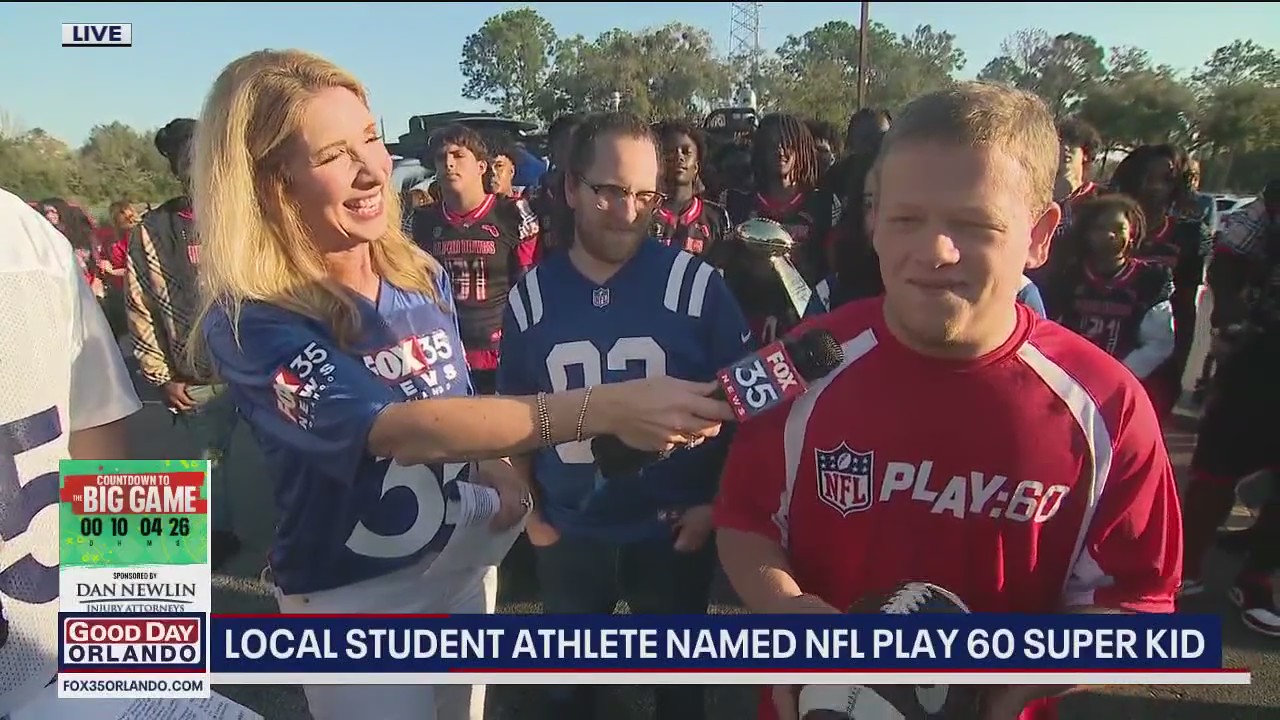 Florida boy named NFL Play 60 Super Kid
