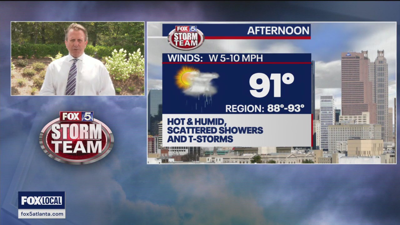 Thursday midday weather forecast