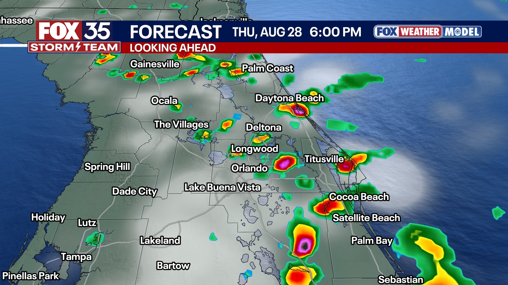 Orlando Weather Forecast PM: August 27, 2025