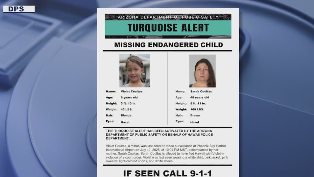 Preklican turkizni alarm za pogrešano deklico v Phoenixu