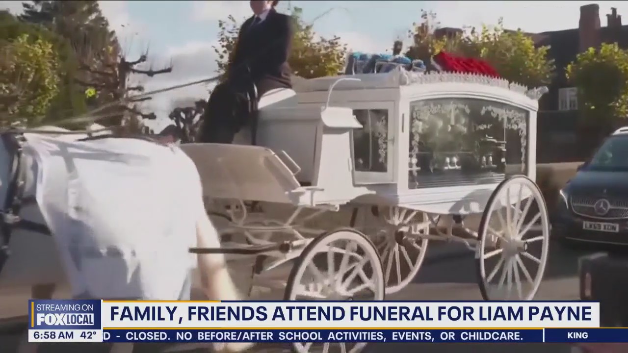Family, friends attend funeral for Liam Payne