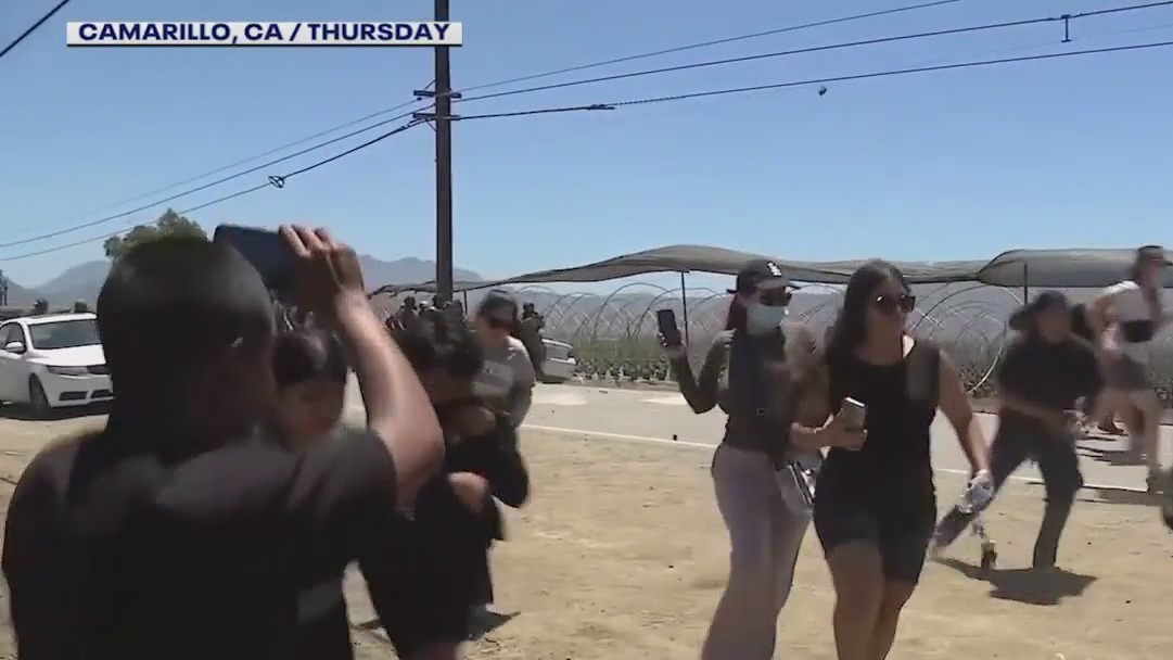 ICE, protesters clash in California