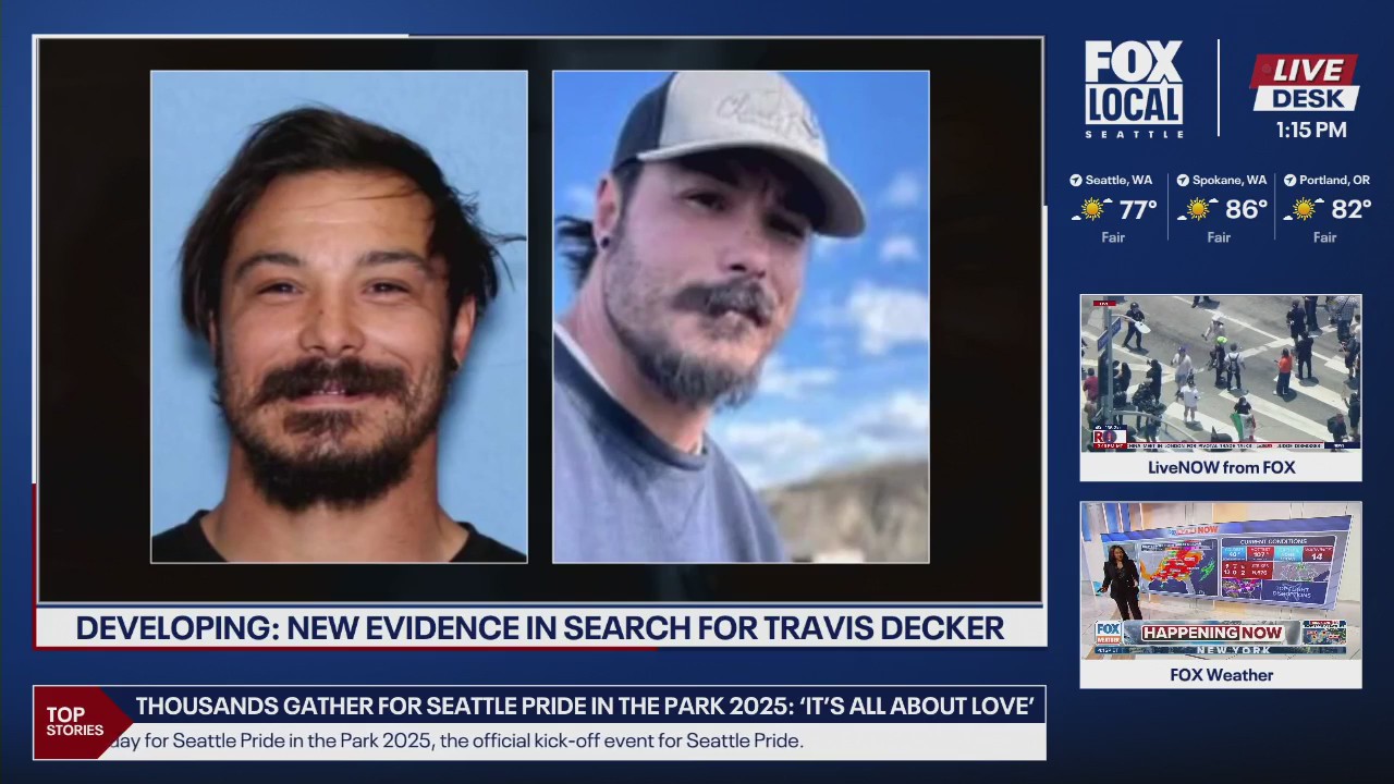Search for Travis Decker continues with new evidence recovered