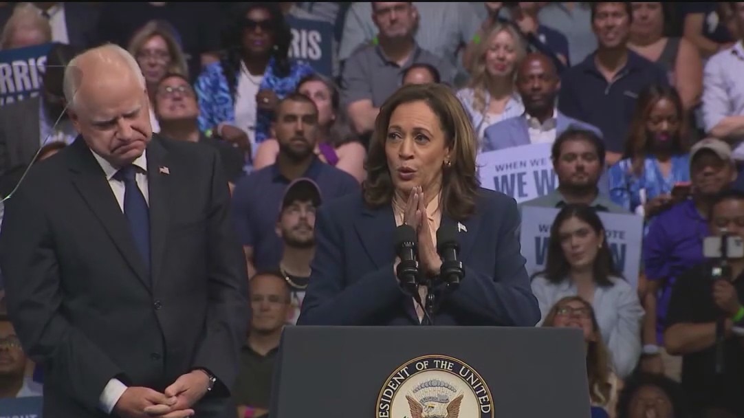 Harris says Walz is 'partner' in presidential race