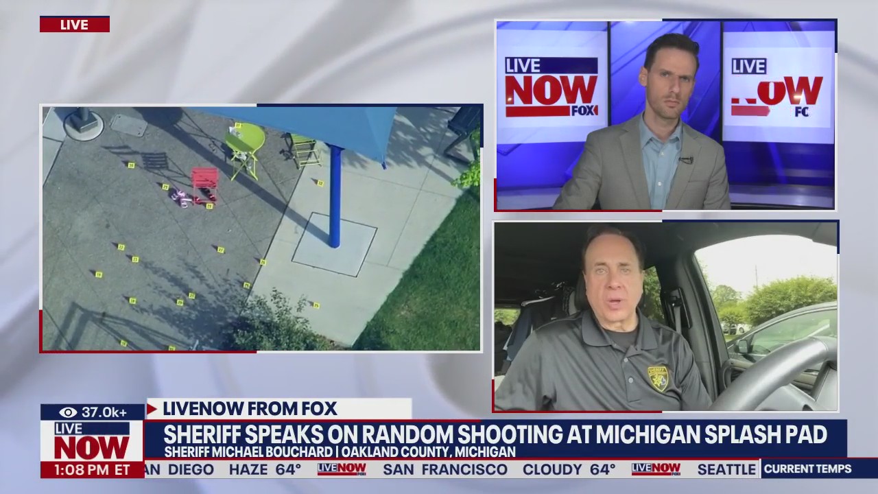 Sheriff discusses Detroit-area splash pad shooting