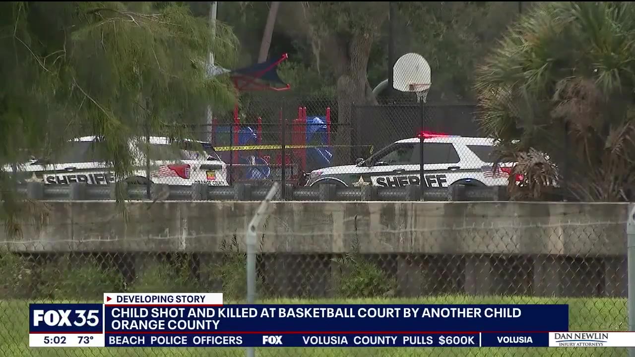 Child shot and killed at basketball court by another child