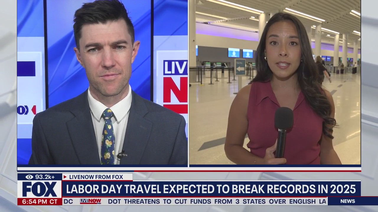 Labor Day travel expected to break records in 2025
