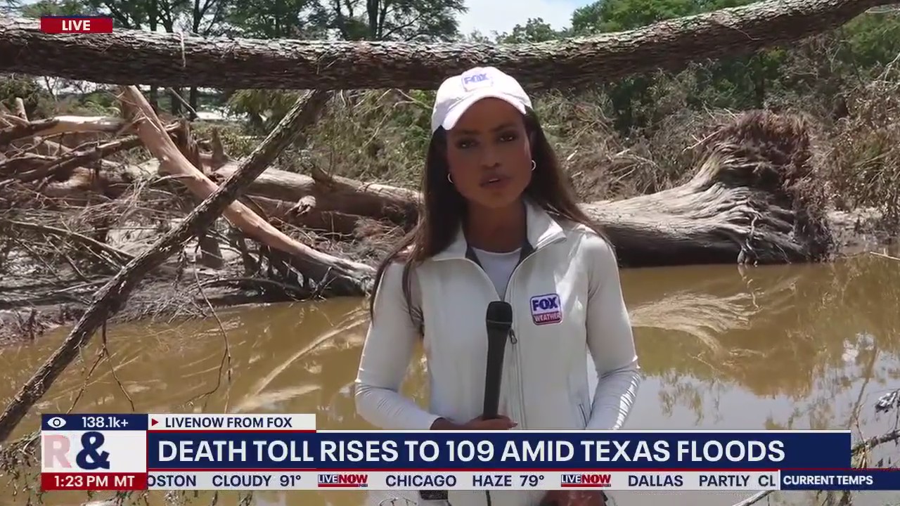 Death toll rises to 109 amid Texas flooding