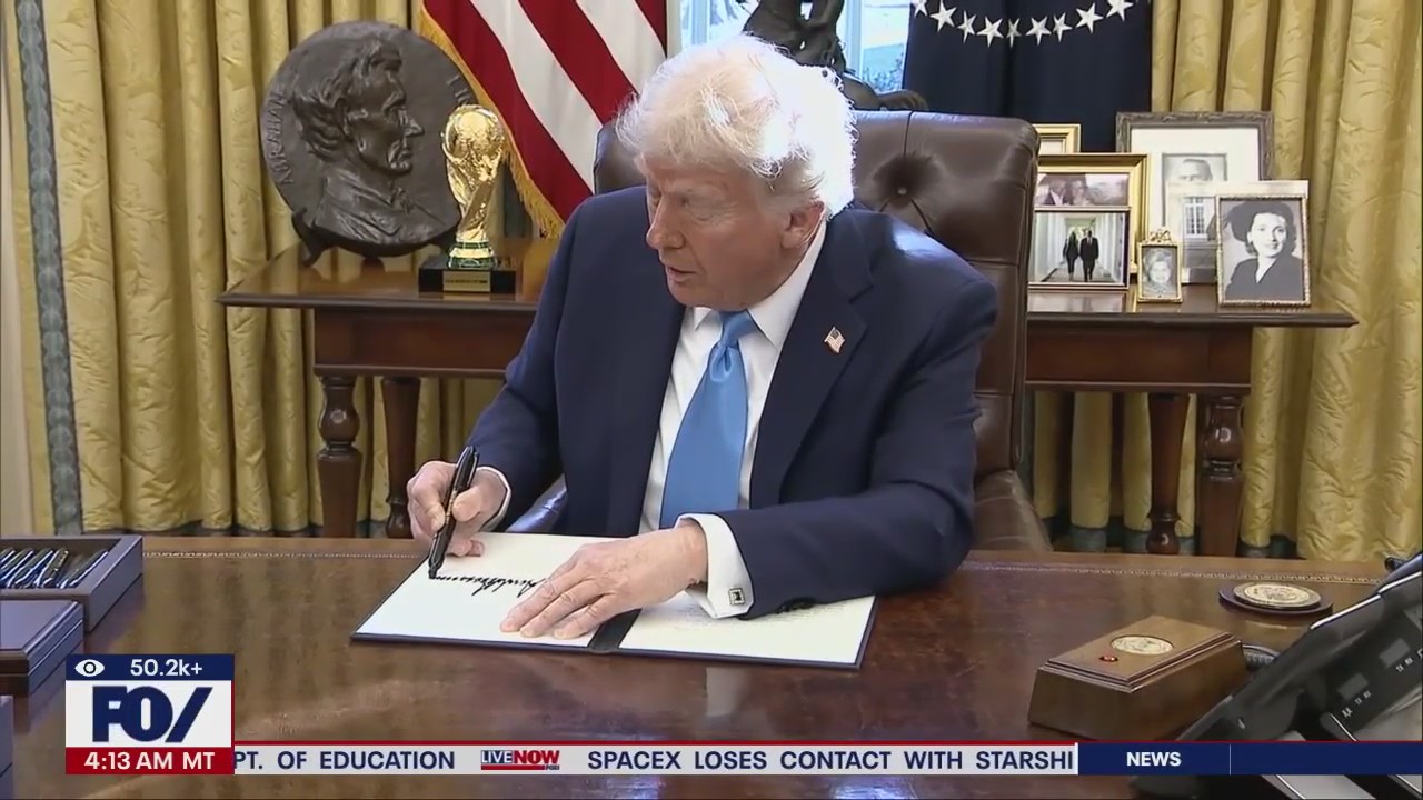 President Trump delays some Mexico, Canada tariffs