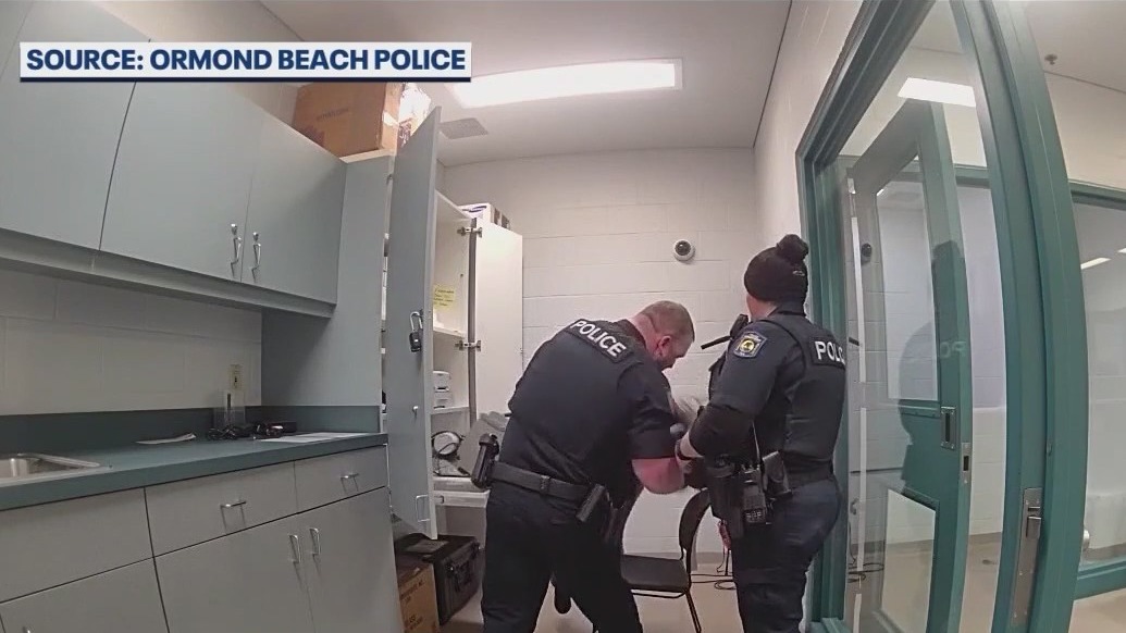 Video shows woman slammed onto floor by police officer